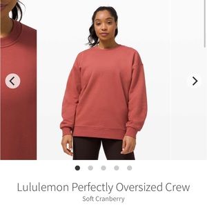 Lululemon perfectly oversized crew sweater